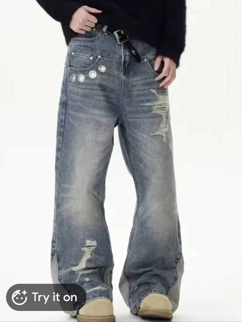 Decency Concept Jeans Men's 2XL Distressed